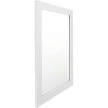 NewLive Deco Espejo de Pared Rectangular 36.3 x 51.3 cm Marco Blanco Diseño Moderno para Baño y Oficina. - blanco - Ver 3