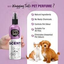 Wagging Tails Fur Breeze Scent 6.7 FL para Perros Gatos y Mascotas Frescura Duradera Esencial para el Aseo Eliminador de olores Sin Alcohol Perfume a Base de Agua - como en la foto - Ver 6