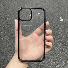 Funda de teléfono para pareja dibujos animados Bubu Dudu para iPhone 16 14 15 13 Pro Max 11 12Mini XS XR 7 8Plus, cubierta protectora a prueba de golpes y transparente con paisaje - estilo 1 - Ver 12