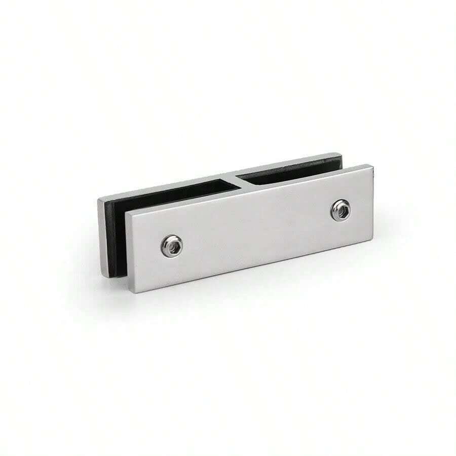 To Glass 180�� Glass Clamp Stainless Steel Joiner Bracket Balustrade Pool Fence Fencing Clamps Mirror Polished - B0BJZPVR1C - View 1