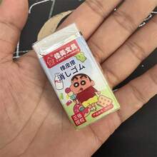 1/5Pcs Crayon Small New Eraser, Student Eraser Crumb-Free Super Clean Cute Eraser Creative Reward Stationery, Suitable For Schools, Students, Teachers Office Supplies - Multicolor - View 5