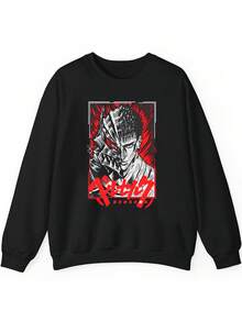 Berserker GutsWarrior Anime Sun Warrior Organic Jumper_56_t1 - 黑色 - 查看 1