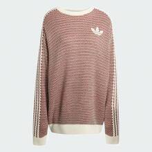 Adidas Originals Men's Simple Print, Round Neck, Long Sleeves Knit Sweater