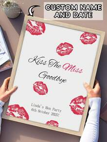 Hôn tạm biệt cô dâu, Quà lưu niệm tiệc độc thân, Đồ dùng cho đêm tiệc độc thân, Trò chơi đêm tiệc độc thân, Ý tưởng tiệc độc thân, Tiệc độc thân ở Anh, Cuối tuần tiệc độc thân, Trò chơi tiệc độc thân, Trang trí nhà cửa phòng khách - Nhiều màu - Xem 1