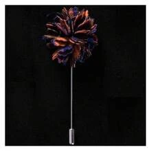 Men's Handmade Flowers Brooch Lapel Pin Flower Set Handmade For Suits Gift - 多色553 - 查看 2