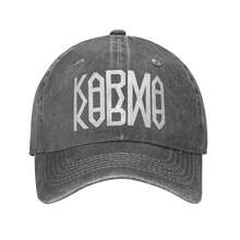 KPOP The 4th Album KARMA  Merch Baseball Cap Men Women Fashion  Hats Cap Adjustable Casquette Dad Hat - Grey - View 3