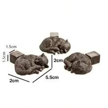 3Pcs Flower Pot Feet Stand Plant Pots Risers Pad Out Animal Shape Cat Dog Rabbit - Multicolor - View 11