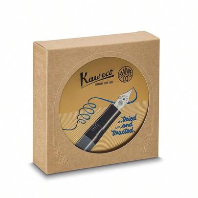 PISTON SPORT AL Black/Gold Solo I Classic Aluminium Fountain Pen For Ink Bottles With Transparent Ink Window In Nos...