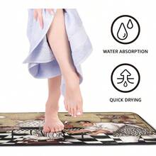 Fat Chef Man Kitchen Rugs and Mats Non Slip Anti Fatigue Washable Kitchen Floor Mats for in Front of Sink and Bathroom Carpet Doormat 39 X 20 Inch Chef Kitchen Decor and Accessories - Cocinero - Ver 4