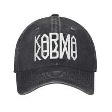 KPOP The 4th Album KARMA  Merch Baseball Cap Men Women Fashion  Hats Cap Adjustable Casquette Dad Hat - Grey - View 1
