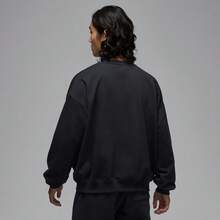 Jordan Jersey de cuello redondo de felpa Brooklyn Navidad para hombre IM6318-010 - Negro - Ver 2