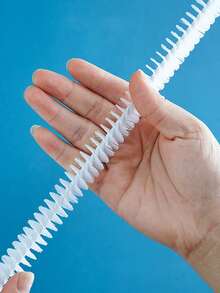 1/2/3pcs/Pipe Unclogging Brush, Sink Cleaning Brush, Kitchen Bathroom Sink Bathtub Toilet Unclogger, Flexible Hair Catcher, Kitchen And Bathroom Accessory For Home Sewer Hair Collection, Clogged Hole Cleaning Tool,Kitchen Gadgets, Room Decorations, Bathroom & Laundry Accessories. - Green - View 5