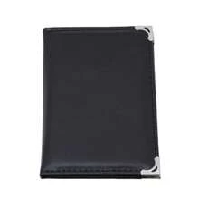 Funda de cuero PU retro para documentos de conducción de automóviles, tarjetero, unisex, bolsa de licencia de conducir rusa, funda de billetera - Negro - Ver 11