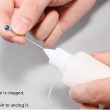 1.01oz Precision Craft Glue Bottle With Needle Tip - Refillable, Easy-Squeeze Applicator For DIY Projects & Detailed Work - Multicolor - View 4