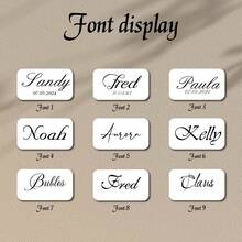 Personalized Customized Name Wooden Thick Clothes Hanger, Custom Engraved Bridal Wedding Dress/Groomsman, Bridesmaid Gift/Mother's Day/Father's Day Etching Gift, Handmade Clothes Hanger, Solid Wood Clothes Hanger, Housewarming Gift - Wood Color - View 9