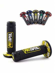 Puños Protaper Para Moto 7/8 Excelente Agarre Stunt Cross - Amarillo - Ver 3