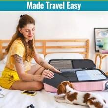 TYUI 8 Set Packing Cubes For Travel Essentials Packing Bags Carrry-On Travel Accessories Suitcase Organizers With Sturdy Zippers Luggage Organizer For Airplane Camping Road Trip Grey - Grey - View 5