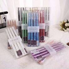 4pcs/Set 10-Inch Spiral Taper Candles, Dripless Slim Taper Candles For Holiday Party Decor, Romantic Smokeless Candles, Gifts For Friends, Birthday, Holiday Party Decor, Suitable For Home, Bedroom, Bathroom, Living Room, Yoga, Candlelight Dinner - Multicolor - View 6