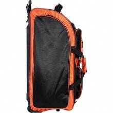 Travelers Club Xpedition 30 Inch Multi-Pocket Upright Rolling Duffel Bag - BrightOrange - View 4
