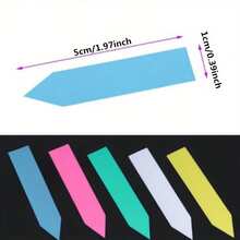 ​ 200/500PCS 5 Colors Reusable Plant Labels, Cute Arrow Garden Markers Set - Waterproof Plastic Plant Tags For Seedlings, Herbs, Succulents, Write-On With Marker, Garden Gift Idea - Multicolor - View 3