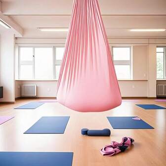 Yoga Hammock Indoor And Outdoor Yoga Swing Comfortable Soft Air Elastic Sense Training