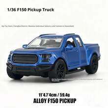 1pc 2025 New Arrival Hot Selling Alloy Off-Road Pickup Truck Toy Model, Alloy Raptor Pickup F150 Realistic Car Model, Realistic Car Collection Decor, Birthday/Christmas/Gift - Multicolor - View 10