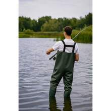 Waterproof Fisherman's Coverall 1.25m X 58cm With Built-In Boots | Durable PVC | Fishing And Cleaning - Primicias Qiu - 43/41 - 查看 6