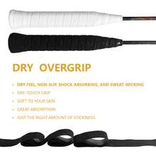 6条/套 羽毛球拍吸汗带，干爽握把胶带，吸汗防滑，减震球拍握把胶带，黑白握把胶带