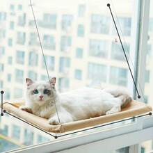1 pieza Cama de percha de ventana para gatos extra grande con ventosas de alta resistencia - Soporta hasta 30 libras, árbol colgante para gatos de interior - Fácil de instalar/quitar - Multicolor - Ver 7