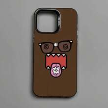 Cute Domo Kun Fashion Design Ins Phone Case For IPhone 17 16 15 14 13 12 11 Pro MAX Matte Shockproof Back Anti Fall Matte Cover - z3 - Xem 9