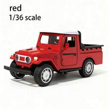 Alloy Cool Road Ze FJ40- Pickup Simulation Car Toy Model Off Road Vehicle Collection Birthday Gift - Christmas Gift Perfect Gift - Gift - Multicolor - View 9