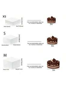 Senmeo 6-Piece Hollow Bottom Buffet Risers - Acrylic Food Display Stands | Christmas Dessert/Jewelry/Party Organizer Gift - 白色 - 查看 6