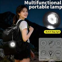 1 قطعة إضاءة خلفية للحقيبة الظهر بتقنية LED، إشارة تحذير للخارج، ضوء وامض دائري على سلسلة الرقبة، متعدد الألوان، تعمل بالبطارية، مناسبة للجري ليلاً والدراجات والتخييم وإضاءة طوق الحيوانات الأليفة - حقيبة مفاتيح مضيئة - مشاهدة 2