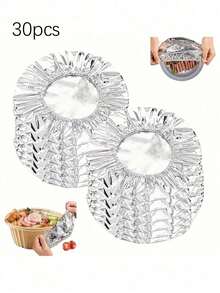 50pcs Reusable Aluminum Foil Food Warmers, Suitable For Kitchen And Dining Table - Keeps Food Warm, Ideal For Picnics, Camping And Home Use, Camping Food Warmer | Reusable Food Wraps - Multicolor - View 12