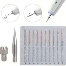 Professional Plasma Cartridge Set - Premium Replacement Tips For Skin Revitalization Devices, Beauty Instrument Accessories