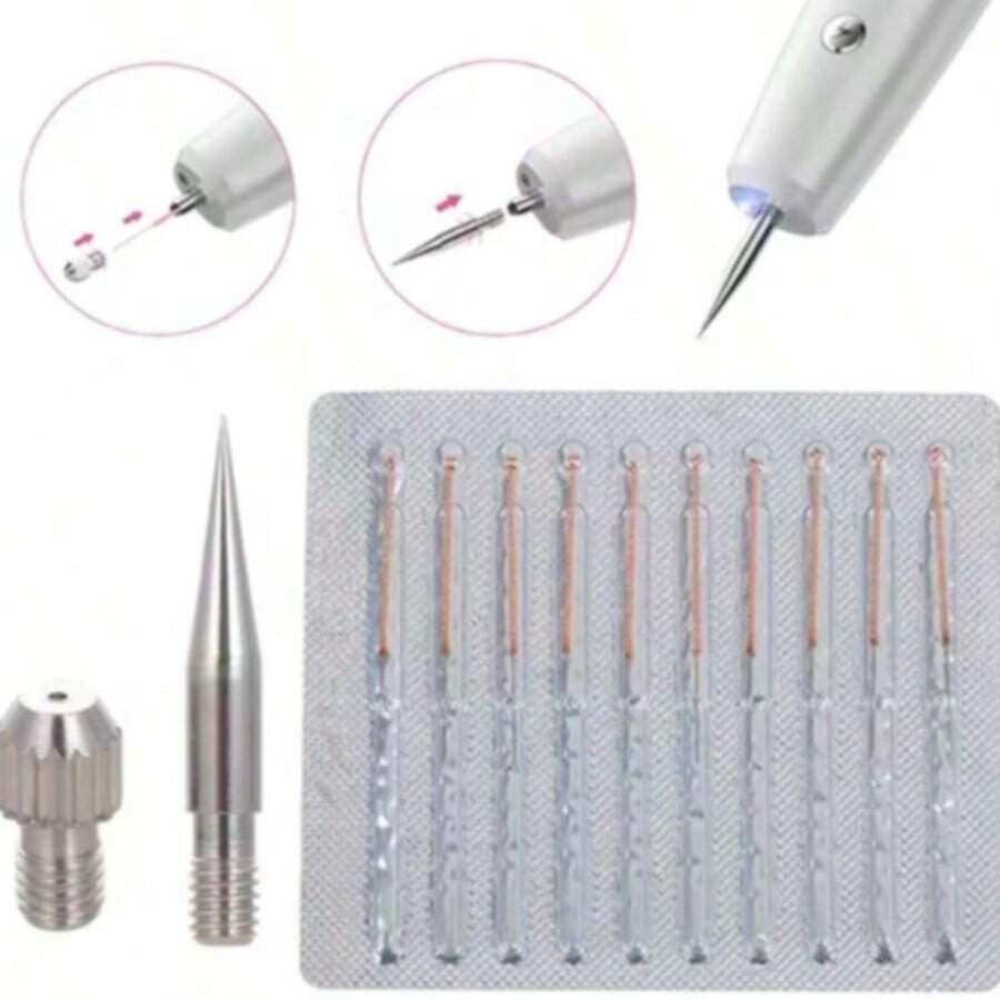 Professional Plasma Cartridge Set - Premium Replacement Tips For Skin Revitalization Devices, Beauty Instrument Accessories