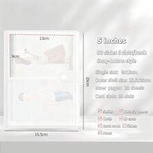 3in/5in Photo Album, Train Ticket, Movie Ticket, Card Collection Book, Waterproof And Dustproof PP Storage Bag For Idol Photocards - Clear - View 12