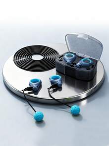 指尖跳绳，钢丝绳两用无绳跳绳，PVC便携式跳绳，3米长，适用于速度比赛 - 彩色 - 查看 5