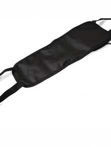 2 件装多功能黑色尼龙汽车座椅靠背收纳袋，带网状口袋 - 耐用多隔层后排整理袋，可壁挂，多种闭合方式 - 汽车配件