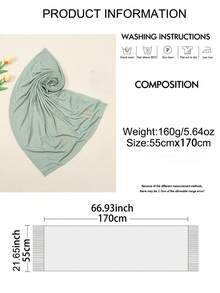 1 chiếc khăn trùm đầu Hijab bằng len Merino họa tiết hoa kim cương mới, khăn choàng thanh lịch dành cho phụ nữ Hồi giáo, mềm mại, bóng mượt, chắn gió và giữ ấm, thích hợp cho mặc hàng ngày, du lịch, dự tiệc, hoạt động ngoài trời vào mùa đông, khăn trùm đầu modal được ưa chuộng và quà tặng ngày lễ. - Nhiều màu - Xem 2