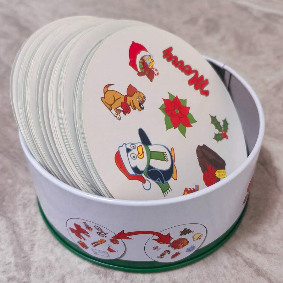 Classic Party Matching Card Game -Finding The Same Pattern, Classic Board Games, Interactive Board Games, Suitable For Parties, Suitable For Gifts, A Classic 2-Person Board Game,The Perfect Family Gathering And Board Game Cards For Family And Friends - White - View 1