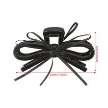 1pc Large Bow Hair Claw Clip, Suitable For Daily Wear And Dressing Up Hair Clips Hair Jaw Clip Hair Clamps Hair Clutch Hair Catcher Clip, Casual Fall Winter Hair Accessories For Women For Vacation Outfits Woman - Multicolor - View 6