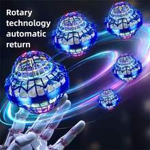 UFO Flying Ball Toy, UFO Toy With Cool Lights, UFO Flying Saucer, Handheld Hovering Ball, LED Light Smart Flying Ball, Magic Spinning Ball, Smart Boomerang,  Stress Relief Toy, Cool Toy, Sci-Fi Toy, Holiday Gift, Birthday Gift, Children's Gift, Spinning Top Toy, Christmas, Children's Day, New Year Gift, Boy's Gift, Girl's Gift, Outdoor Toy, Interactive Toy,Stocking Stuffers,Christmas Gifts,Gifts,Stocking Stuffers For Kids - 5PCS pink - 查看 11