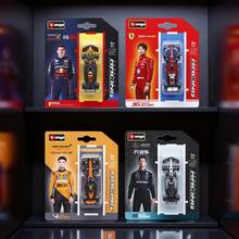 2025年新款1:64 Bburago F1合金模型车 - 法拉利SF25、红牛RB21、AMG W16 E Performance、迈凯伦MCL39标准涂装合金赛车收藏玩具 - SF25#16 - 查看 5