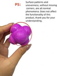 3 个六角反应球，高密度橡胶球，用于速度、敏捷性和协调性训练 - 适用于篮球、足球和户外健身