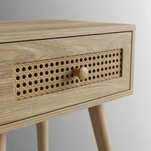 MOBLEKIT Nightstands - Natural Rattan 40x30x45 cM - View 6