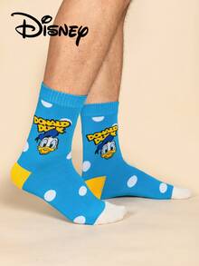 Disney 2 Pairs Official Halloween & Christmas Gift Cartoon Socks, Novelty Socks With Animation Characters, Suitable For Men - Multicolor - View 4