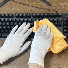 Nitrile Disposable Gloves-Latex Free, Non Rubber Gloves For Cleaning, Cooking, Food Prepping (Black/6 Mil/100-Ct Box) Christmas Ready Home Cleaning Kitchen Cleaning Party Cleaning - Multicolor - View 7