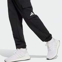 Adidas Teen Boy Knit Pants JC9762 - Black - View 5