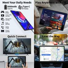 Relndoo 12 Inch Android 15 Tablet, Tablet PC With Keyboard And Mouse, 24GB RAM+256 ROM, Android Tablets, T615 Octa-Core CPU, 2K 2000x1200 IPS HD Display, 8MP+16MP Dual Camera, 8000mAh, Expandable To 1TB, 802.11n Wifi 2.4G/5G Wireless, GPS, Certified Tablet PC, Free Keyboard, Mouse, Stylus, Leather Case, Protective Film, Data Cable (No Adapter)-Grey - 灰色 - 查看 6